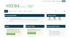 Desktop Screenshot of edmforumresearchportal.org